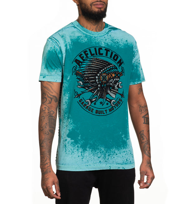 Affliction Men's T-Shirt Ac Motor Repair
