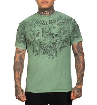 Affliction Men's Reversible T-shirt Dakota Fire