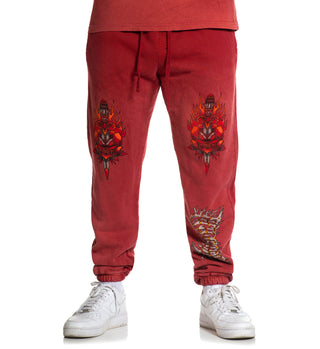 Affliction Men's Sweatpants Heavyweight Toxic Tavern