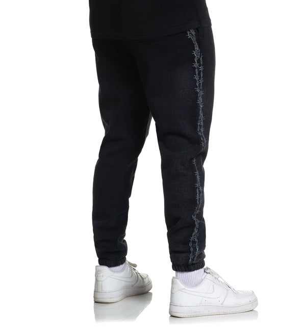 Affliction Men's Sweatpant Heavyweight Black Night      ++*