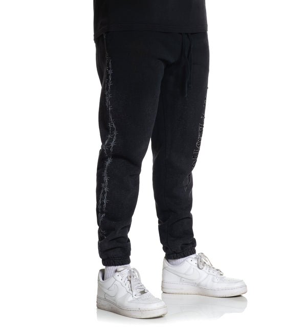 Affliction Men's Sweatpant Heavyweight Black Night      ++*