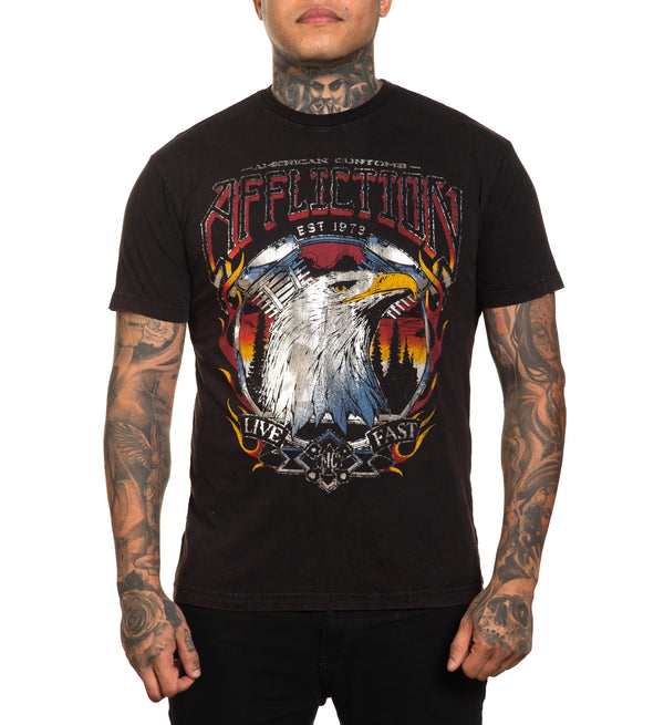 Affliction Men's T-shirt Ac Sunset Cruisin