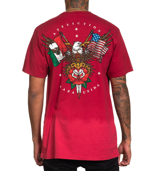 Affliction Men's T-shirt Nations Under God