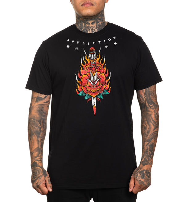 Affliction Men's T-shirt Ritual Fire