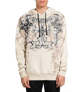 Affliction Men's Hoodie Heavyweight Jump Pull over Hoodie