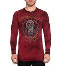 Affliction Men's Thermal Shirt Reversible Ac Native Auto