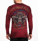 Affliction Men's Thermal Shirt Reversible Ac Native Auto