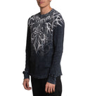 Affliction Men's Thermal Shirt Skeleton