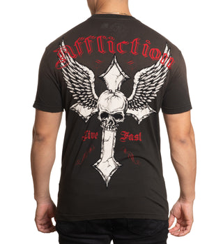 Affliction Men's T-shirt Live Fast