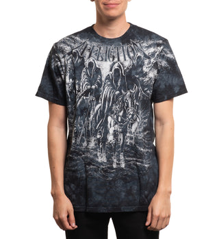 Affliction Men's T-shirt Black Night