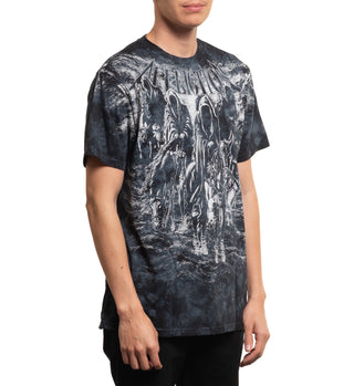 Affliction Men's T-shirt Black Night