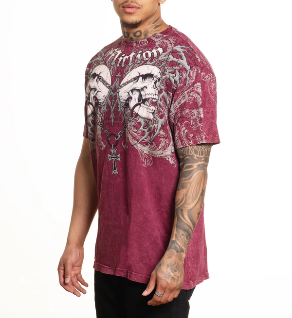 Affliction Men's T-shirt Collapse