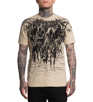 Affliction Men's T-shirt Black Night