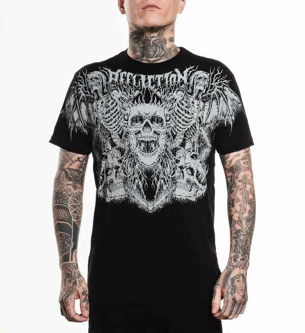 Affliction Men's T-shirt Horror Swarm