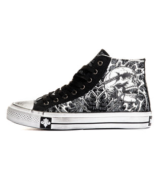 Affliction Men's Hi-Top Shoes Collapse