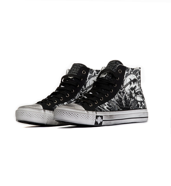 Affliction Men's Hi-Top Shoes Collapse