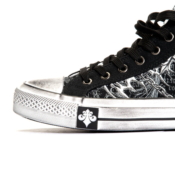 Affliction Men's Hi-Top Shoes Collapse