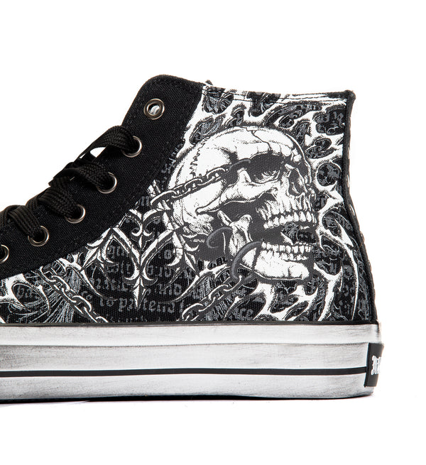 Affliction Men's Hi-Top Shoes Collapse