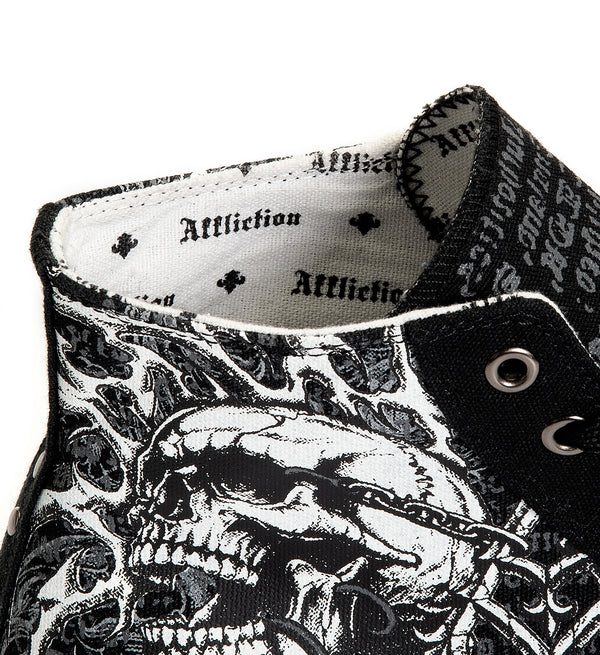 Affliction Men's Hi-Top Shoes Collapse