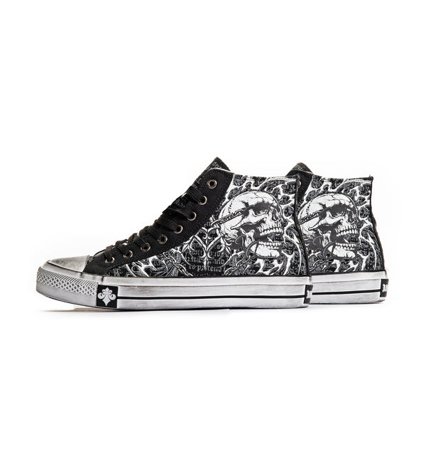 Affliction Men's Hi-Top Shoes Collapse