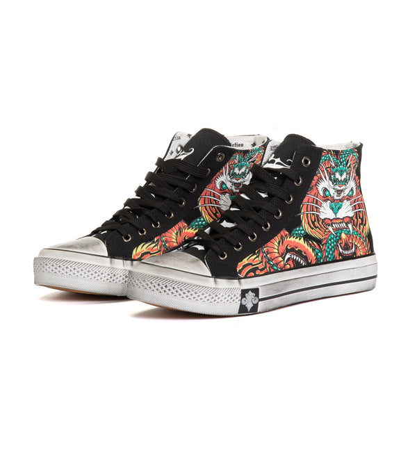 Affliction Men's Hi-Top Shoes Flame & Fable