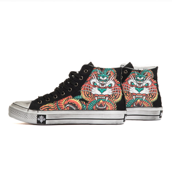 Affliction Men's Hi-Top Shoes Flame & Fable