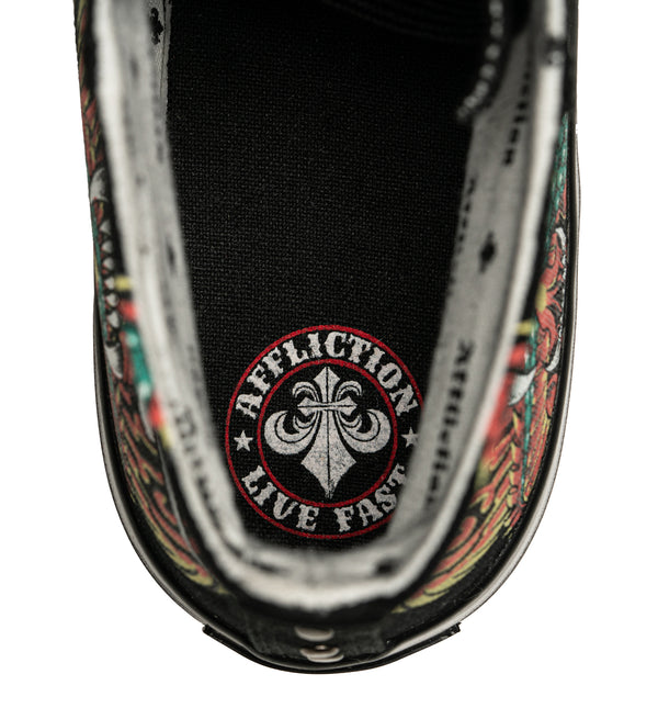 Affliction Men's Hi-Top Shoes Flame & Fable