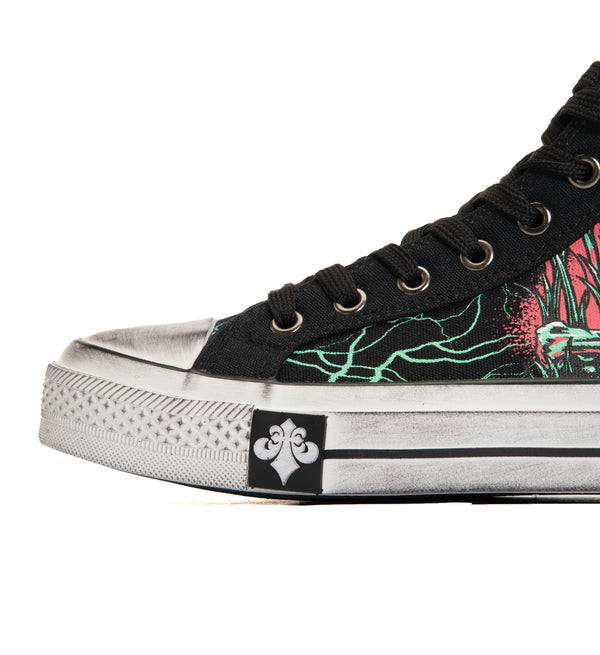 Affliction Men's Hi-Top Shoes Ghost Image