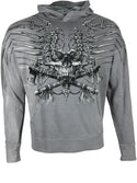 Xtreme Couture By Affliction Men's Hoodie Iron Bones **