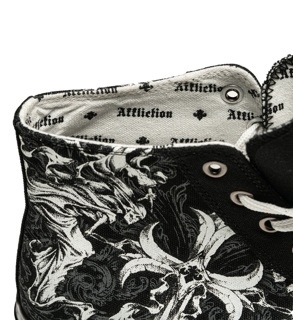 Affliction Men's Hi-Top Shoes Jump