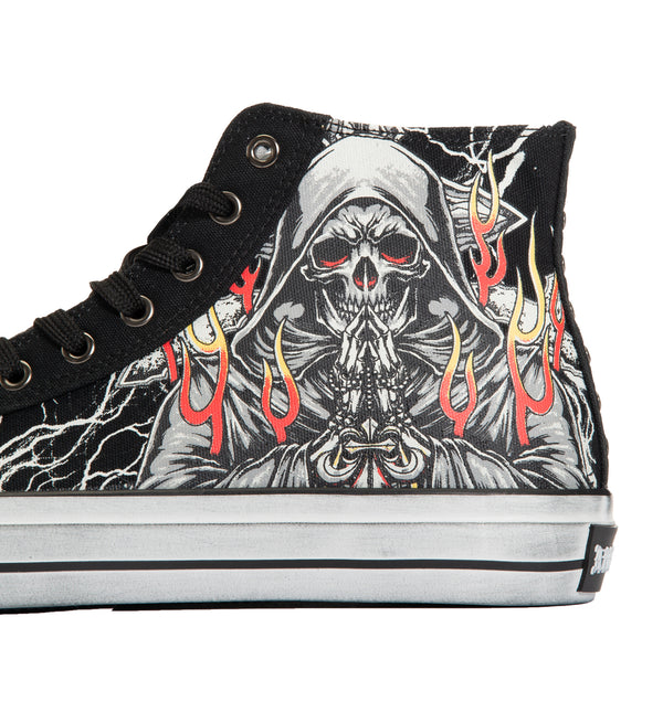 Affliction Men's Hi-Top Shoes Phantom Fire