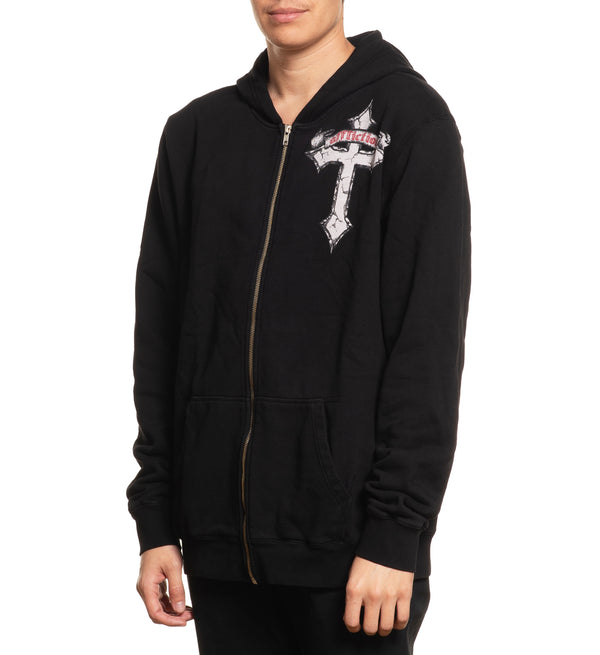 Affliction Men’s Zip Hoodie Live Fast