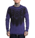 Affliction Men's Reversible Thermal Shirt Shadow