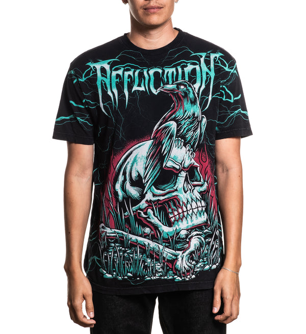 Affliction Men's T-shirt Ghost Image