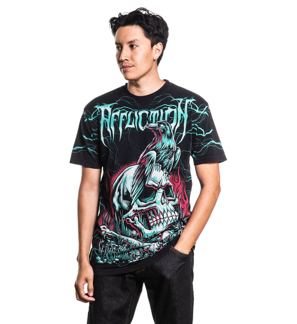 Affliction Men's T-shirt Ghost Image