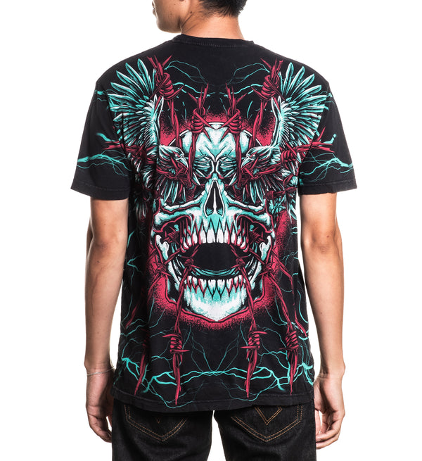 Affliction Men's T-shirt Ghost Image
