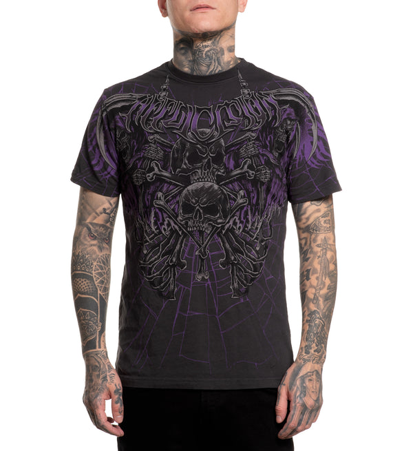 Affliction Men's T-shirt Darkness Falls