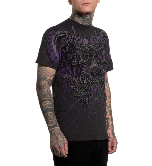 Affliction Men's T-shirt Darkness Falls