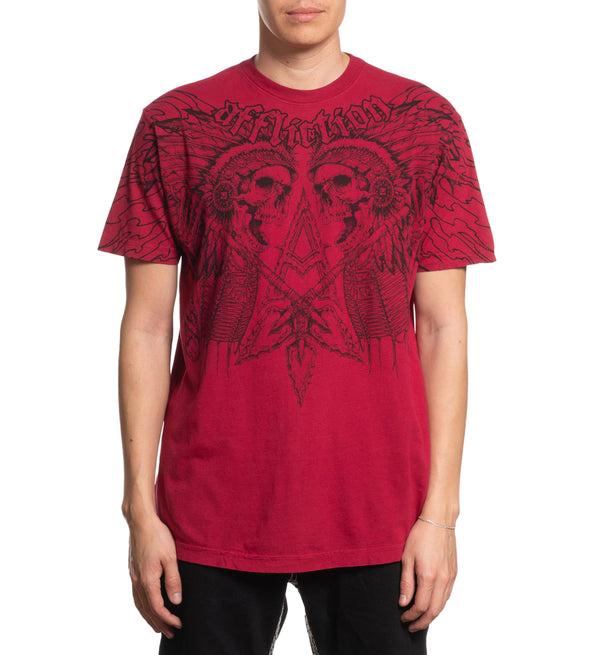 Affliction Men's T-shirt Apache Freedom