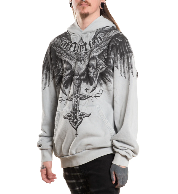 Affliction Men’s Pullover Hoodie Death Eyes