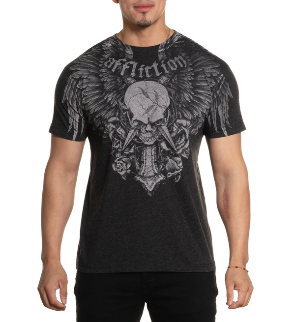 Affliction Men's T-shirt Crossed Over