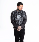 Affliction Men's Long Sleeve T-shirt Crossed Over