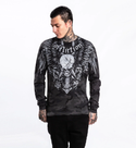 Affliction Men's Long Sleeve T-shirt Crossed Over