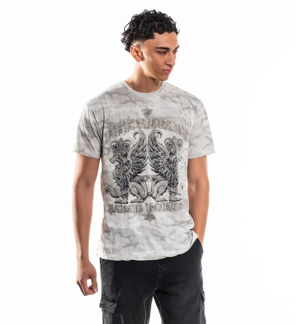 Affliction Men's T-shirt Guardian Lion