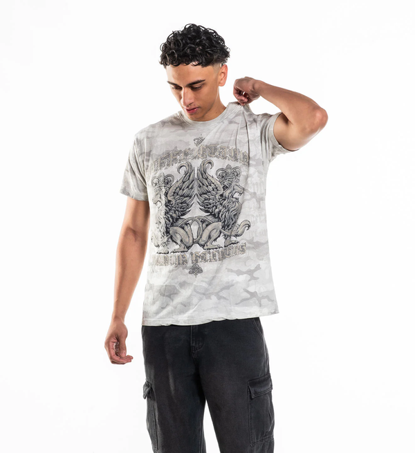 Affliction Men's T-shirt Guardian Lion