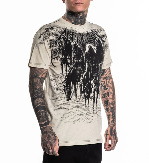 Affliction Men's T-shirt Black Night