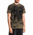 Affliction Men's T-shirt Black Night