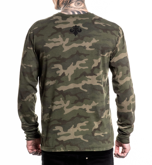 Affliction Men's Long Sleeve T-shirt Fragmented