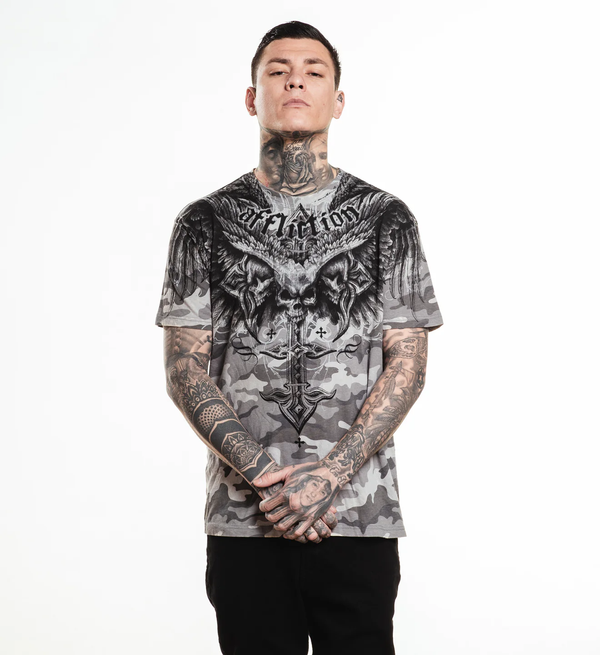 Affliction Men's T-shirt Death Eyes
