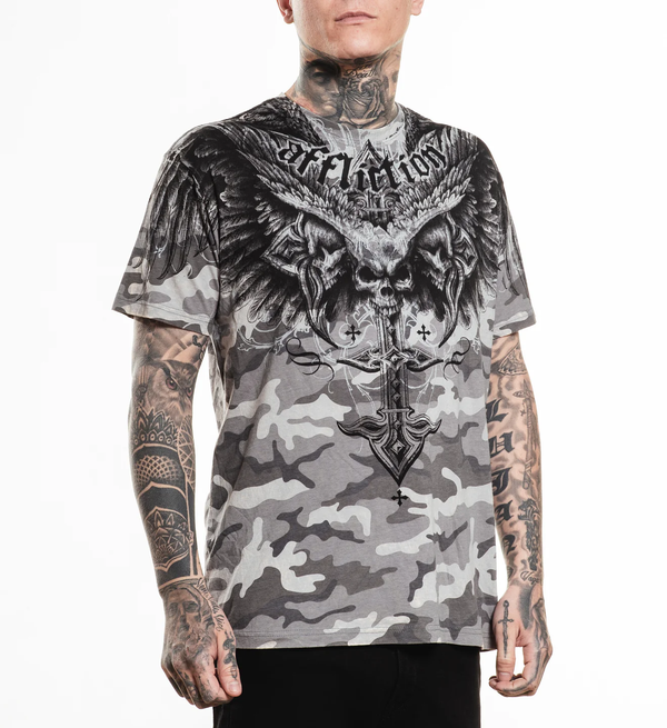 Affliction Men's T-shirt Death Eyes